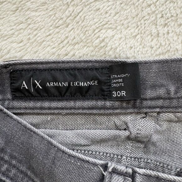 Armani Exchange J16 Striaght Jeans Mens Size 30x29 Gray Denim A/X | 8NZJ16 - Picture 3 of 10